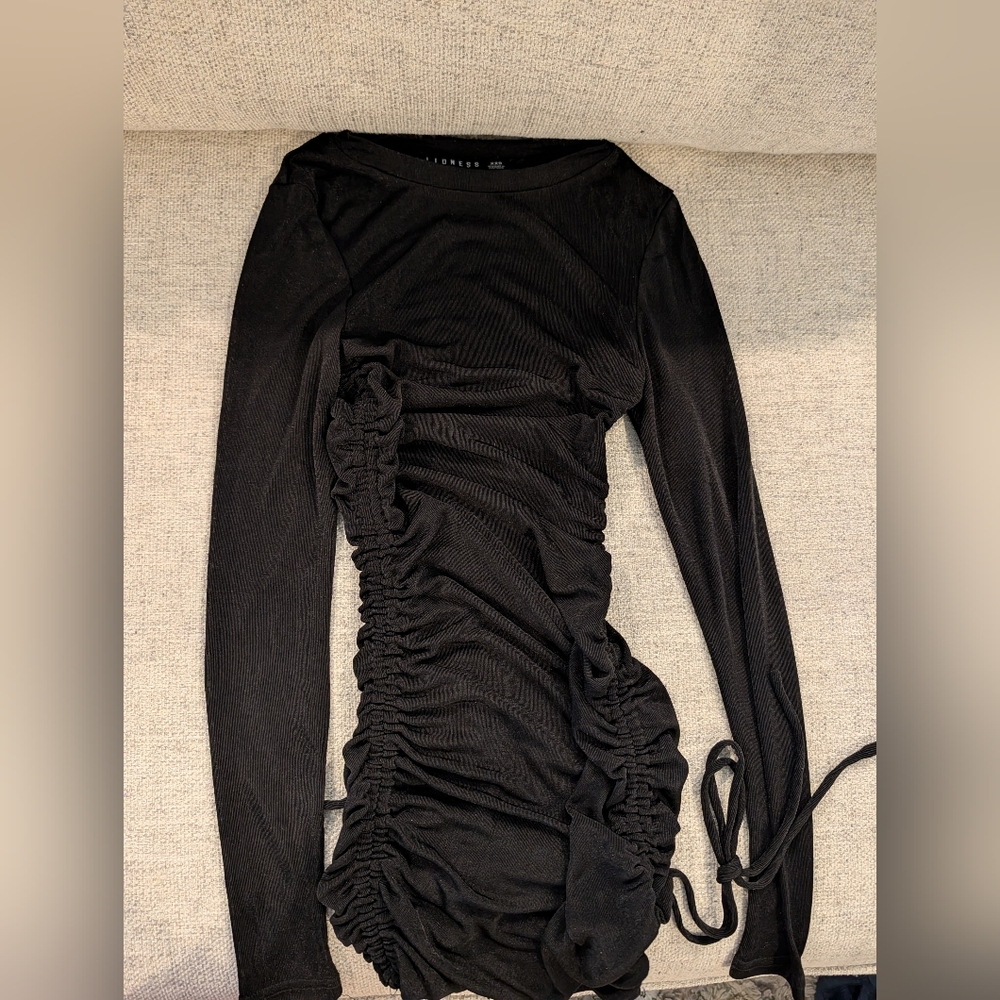 Lioness Black Long Sleeve Dress Super Sexy